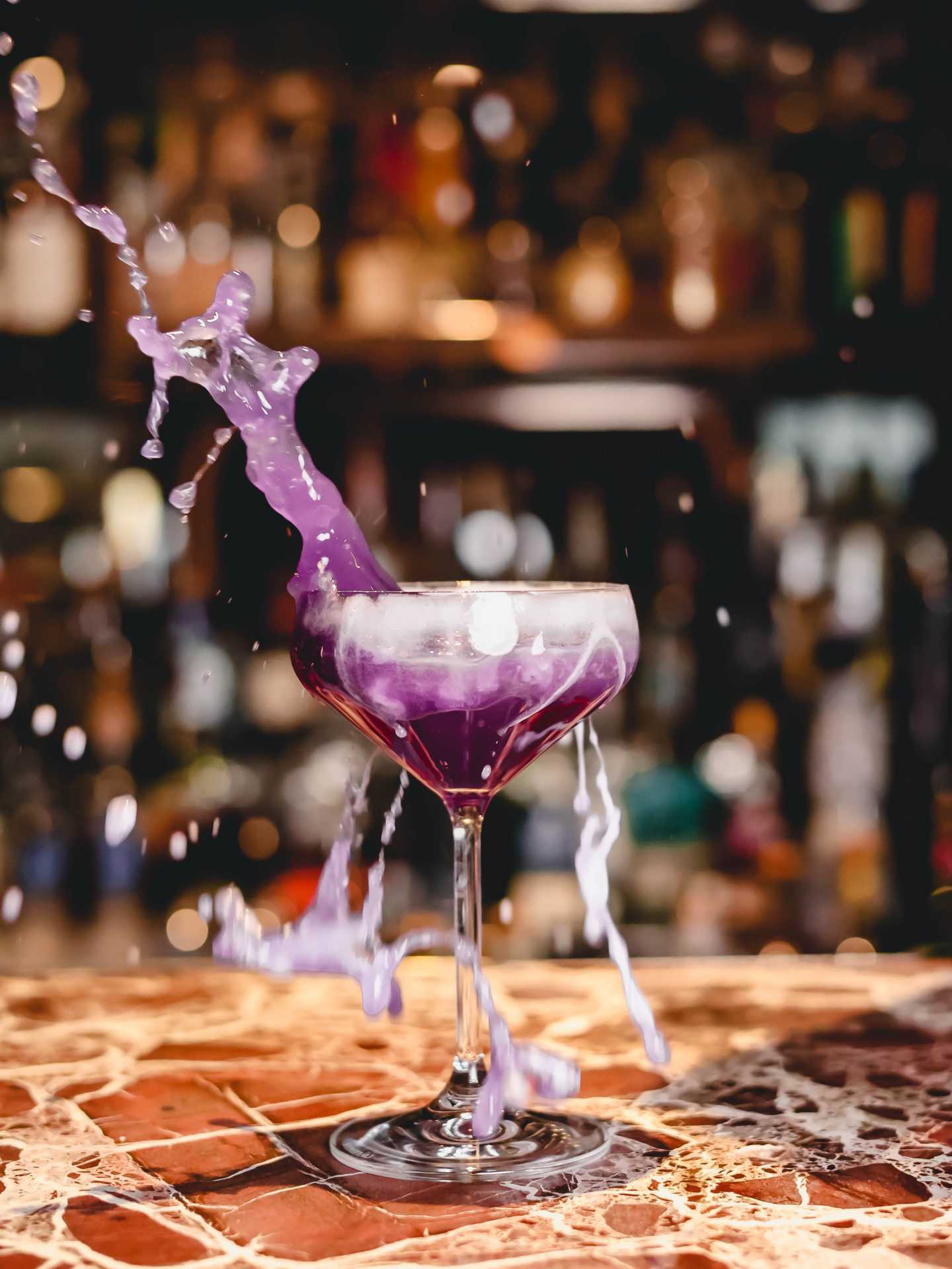 Italian restaurants Toronto | A splashing cocktail at Sofia Italian Restaurant Toronto
