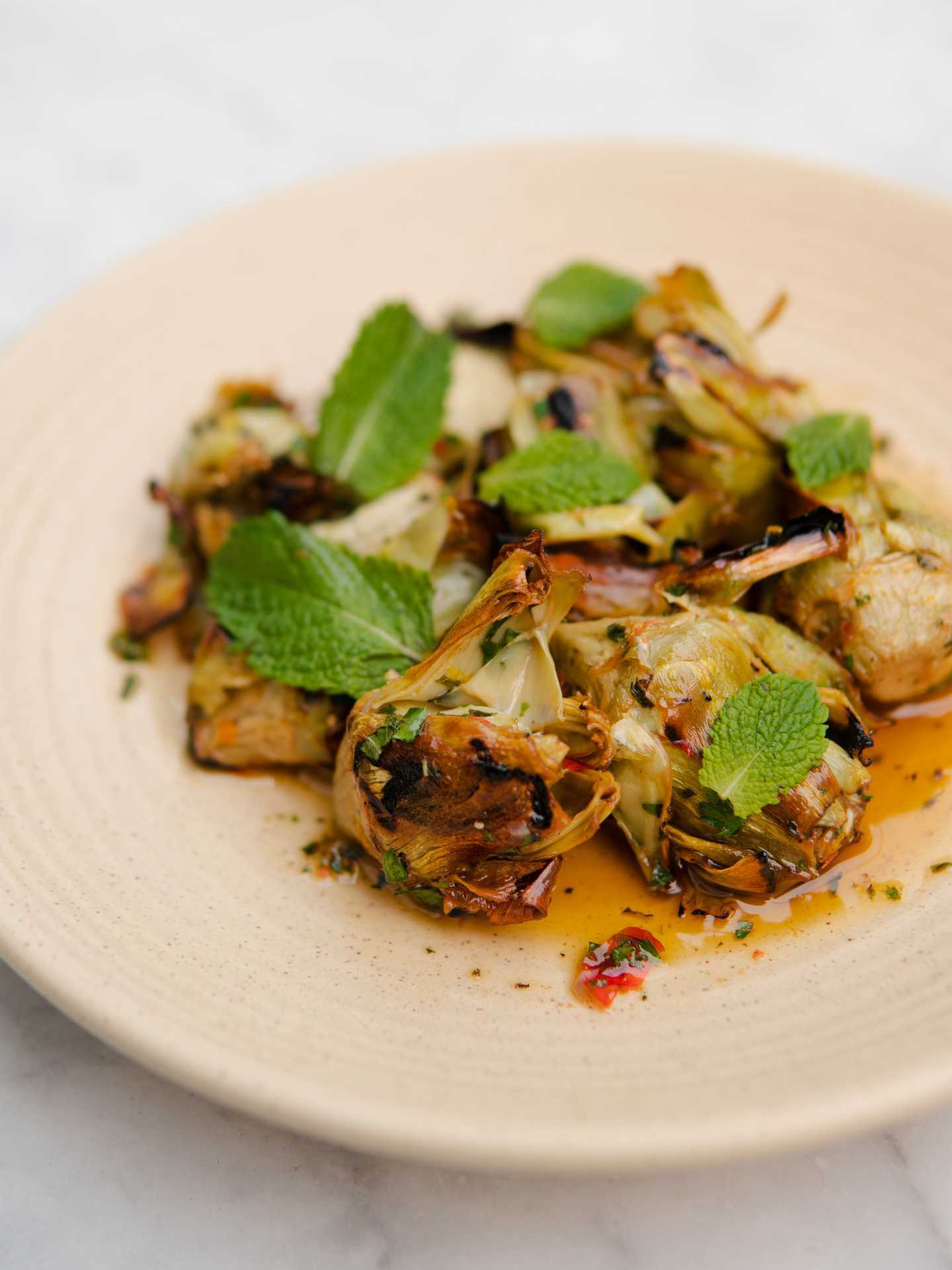 Italian restaurants Toronto | An artichoke dish at GIA Italian restaurant in Toronto
