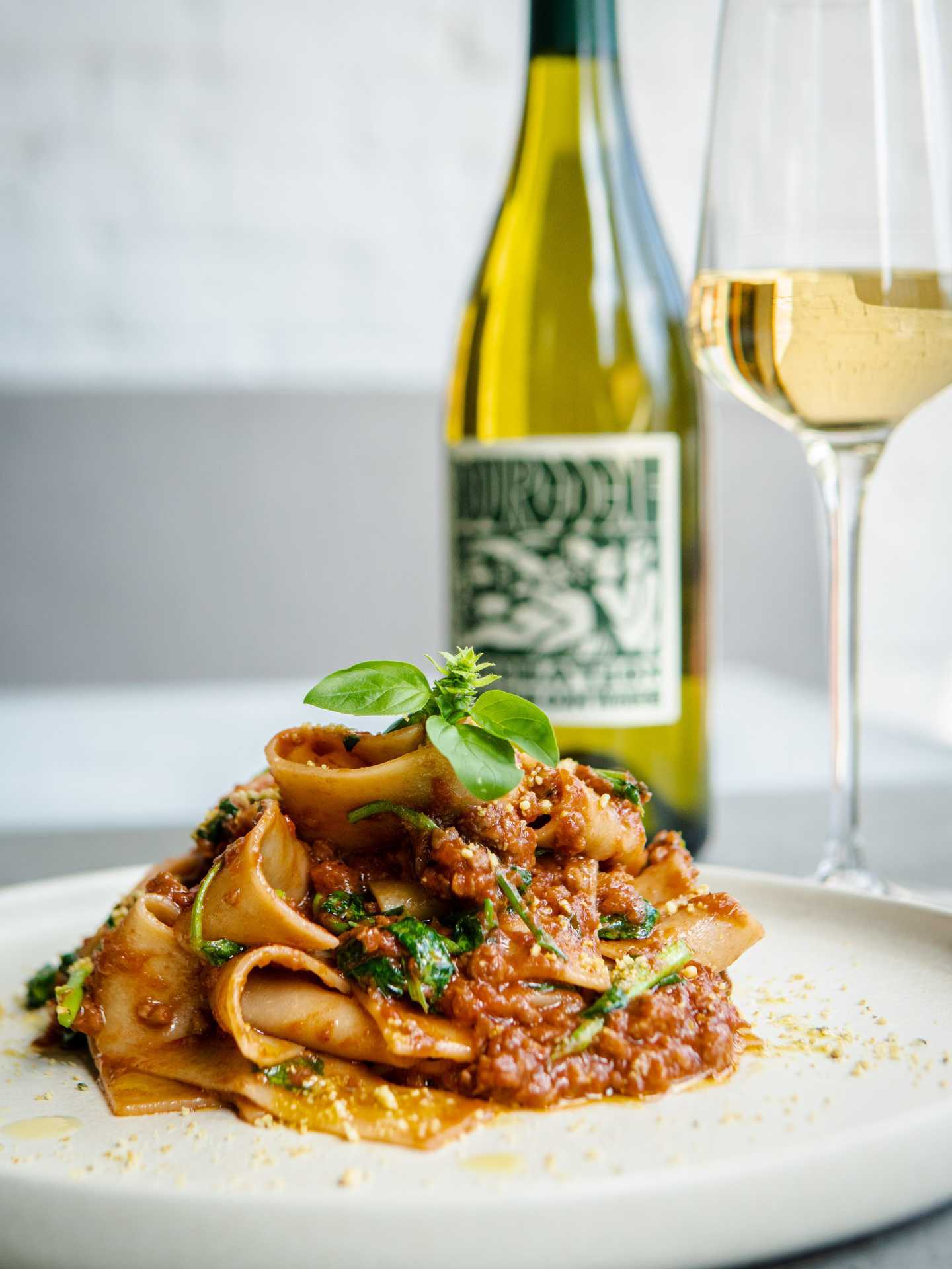Italian restaurants Toronto | Pasta and wine at GIA Italian restaurant in Toronto
