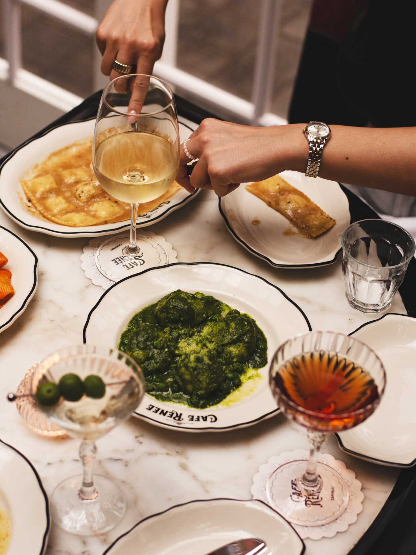 Cafe Renée, Toronto | A spread of dishes at Cafe Renée