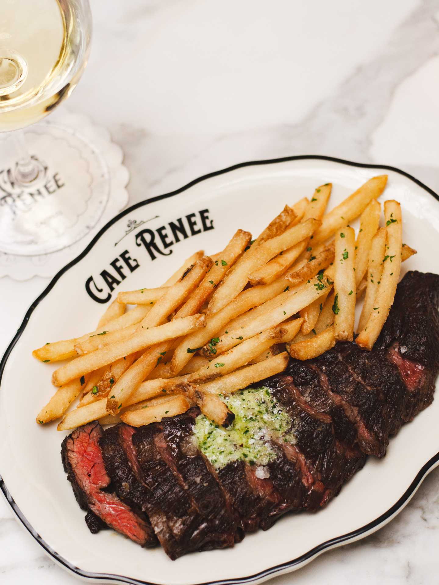 Cafe Renée, Toronto | Steak and frites at Cafe Renée