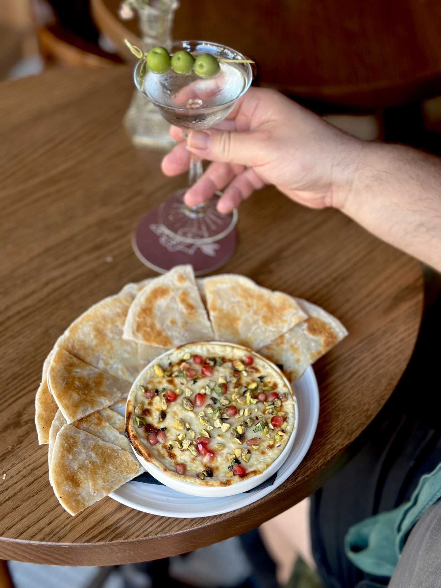 Whipped feta at Wolfie Toronto