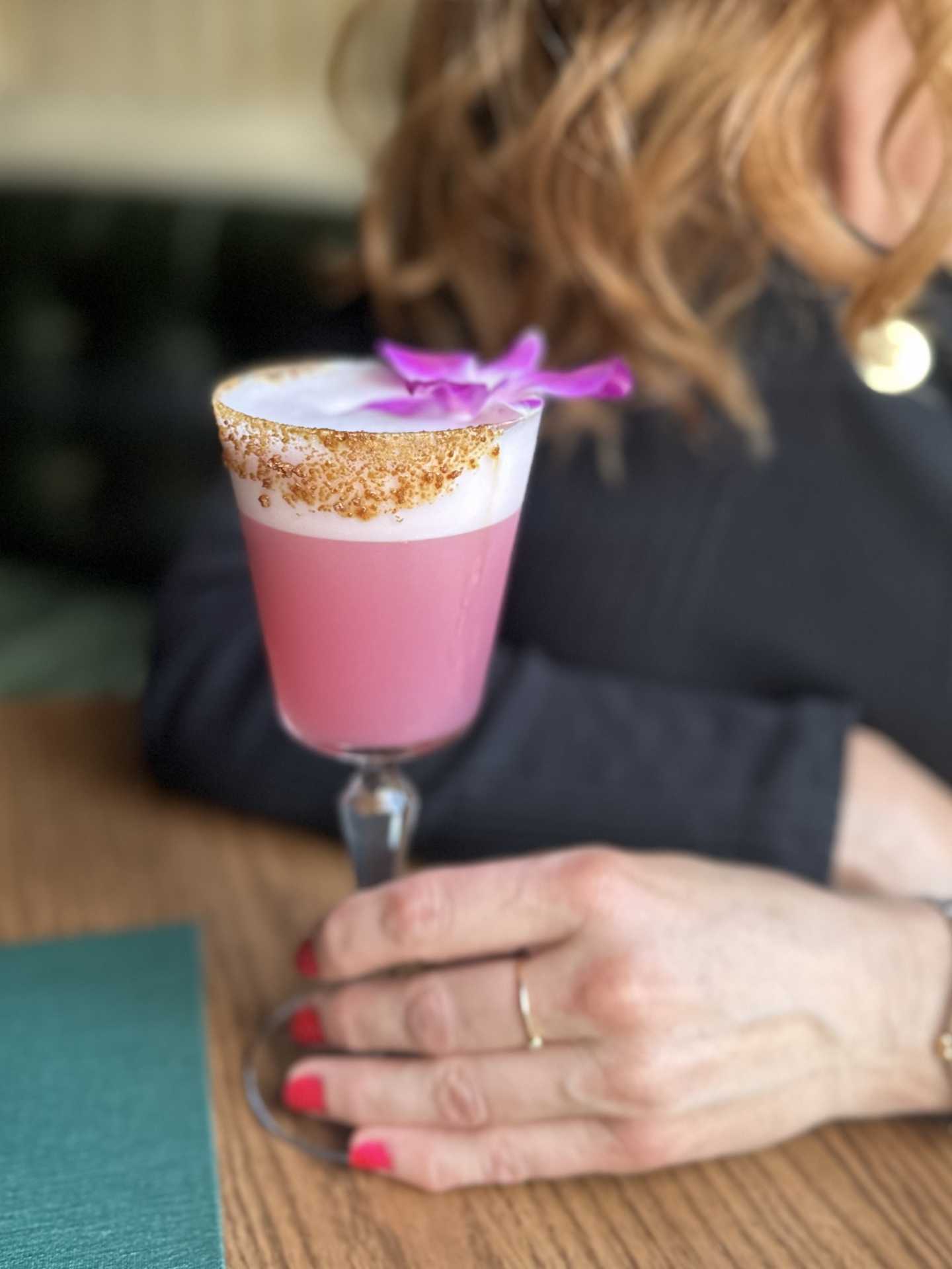 The 4 O'Clock Sour cocktail at at Wolfie Toronto