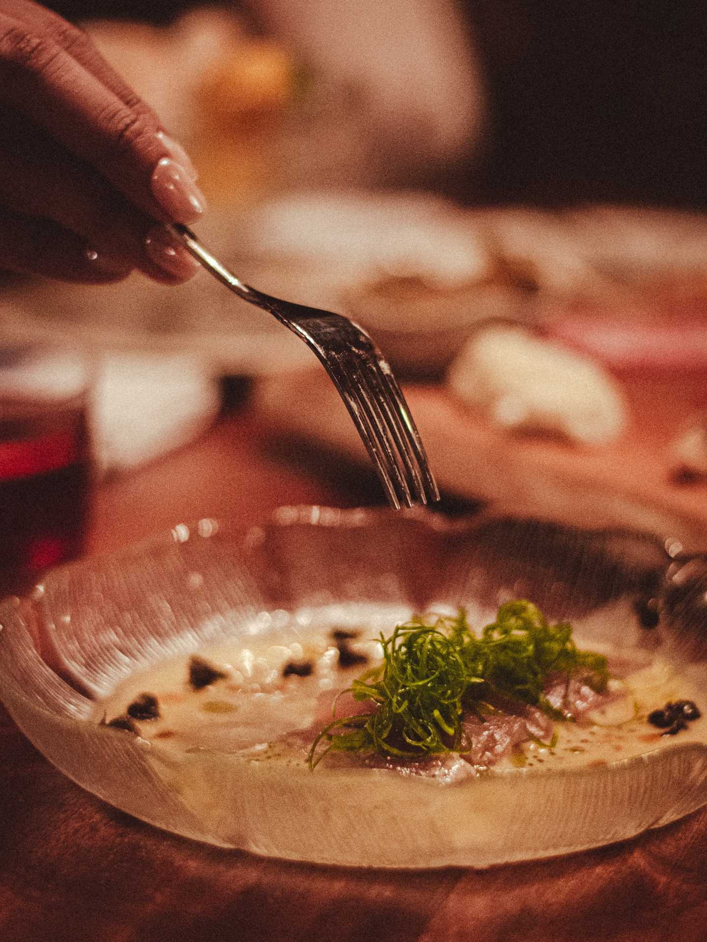The best bars in Toronto | Tuna crudo at Goodnight Cocktail Club