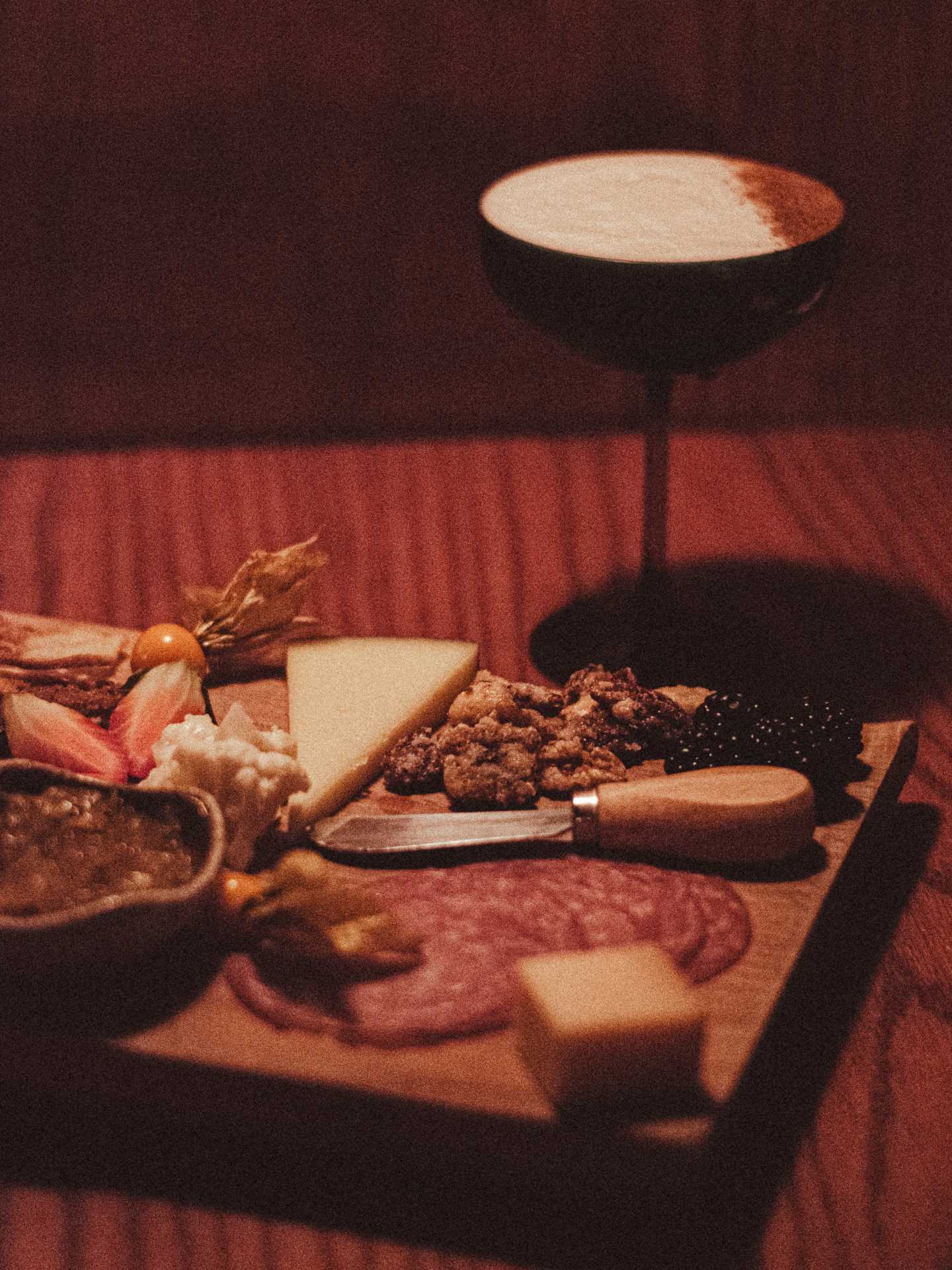 The best bars in Toronto | Charcuterie and an espresso martini at Goodnight Cocktail Club