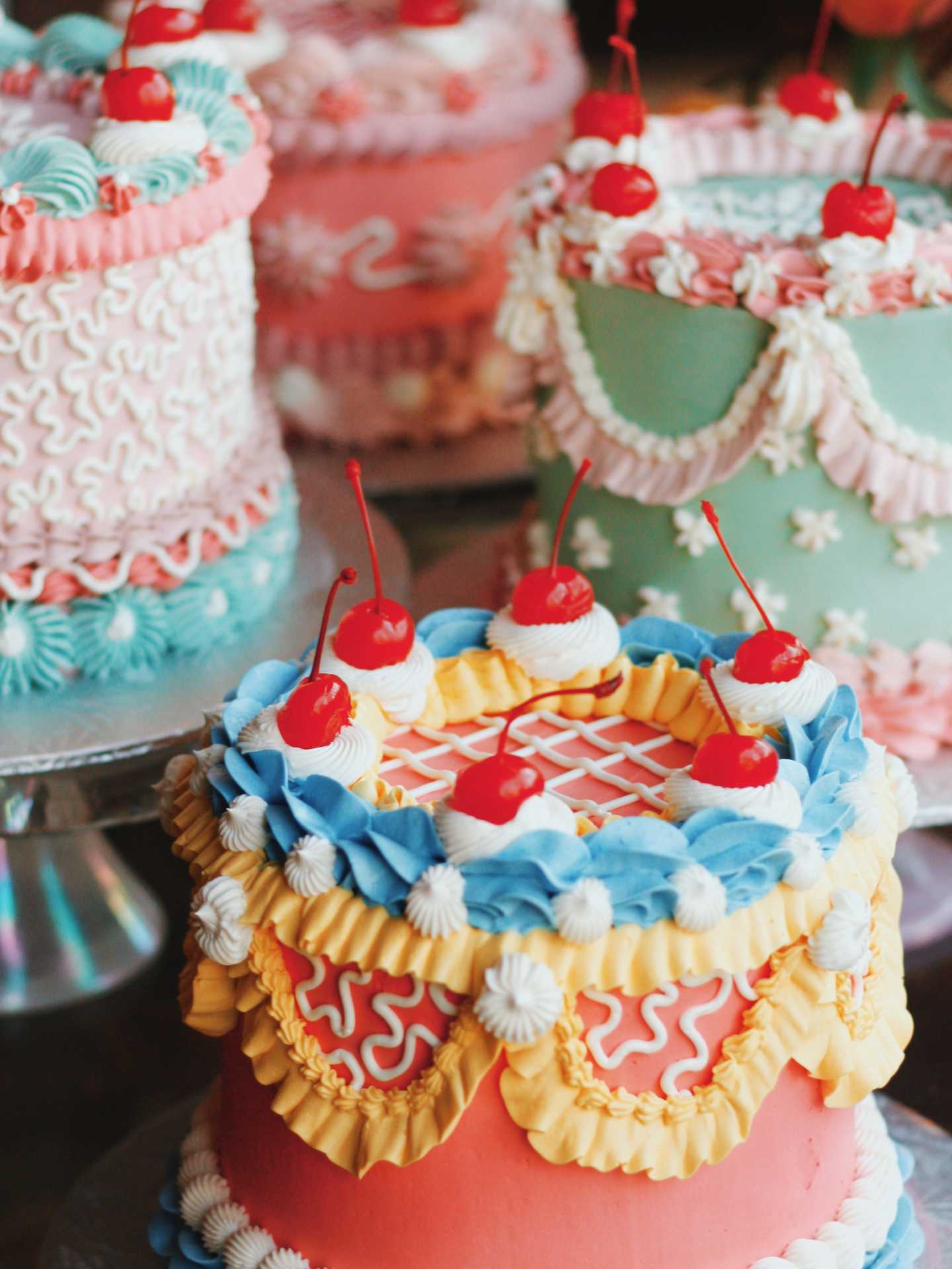 The best cafes in Toronto | An ornately decorated cake at Coco's neighbourhood coffee shop