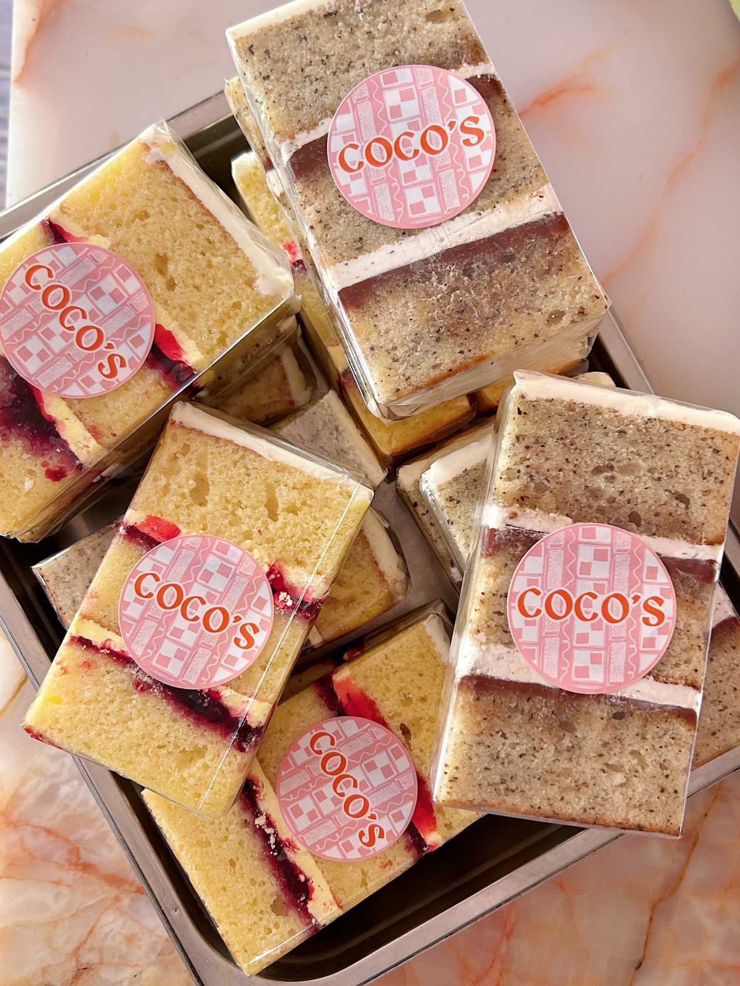 The best cafes in Toronto | Packaged cake slices at Coco's neighbourhood coffee shop