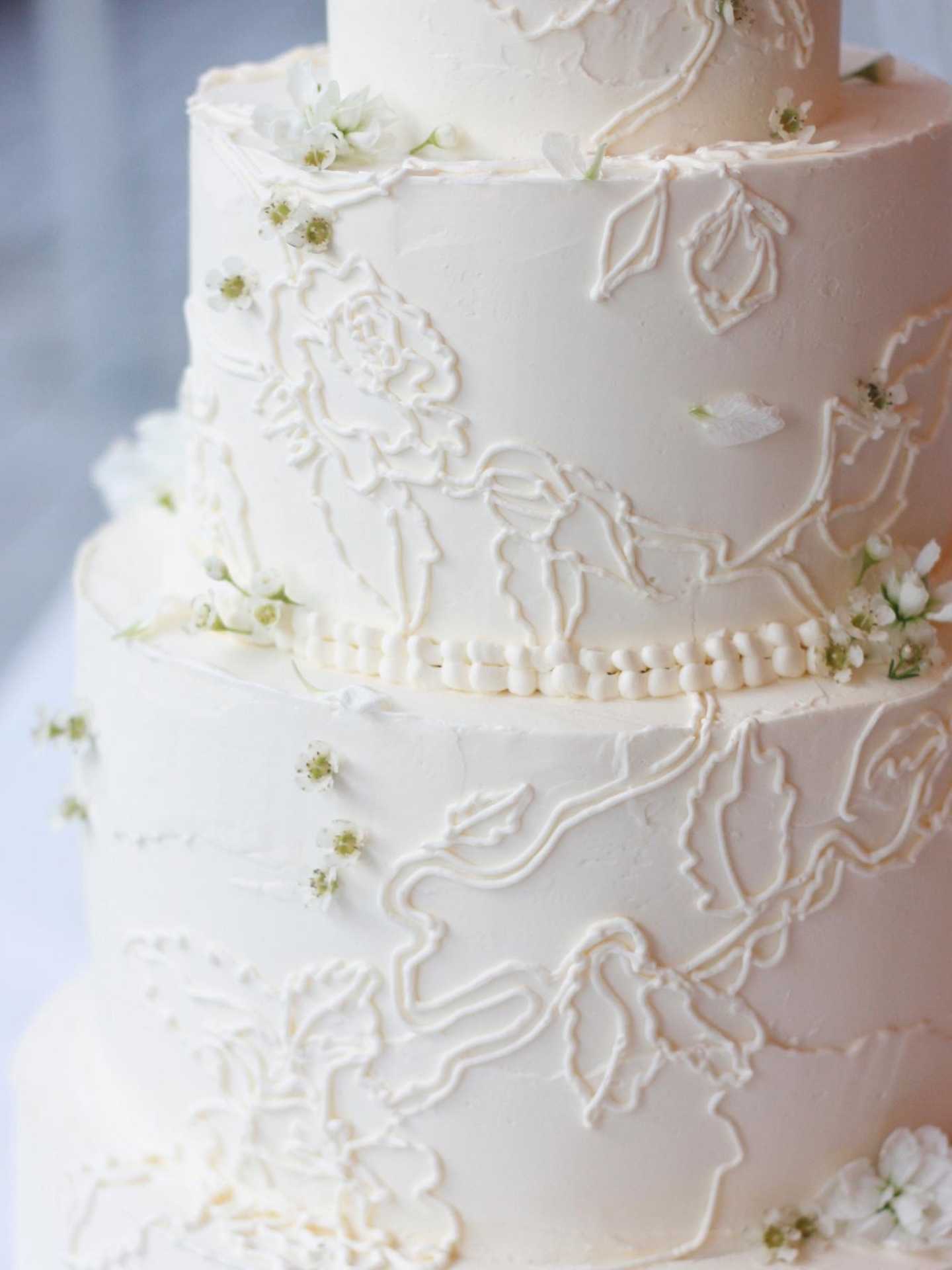 The best cafes in Toronto | Intricate piping on a cake at Coco's neighbourhood coffee shop