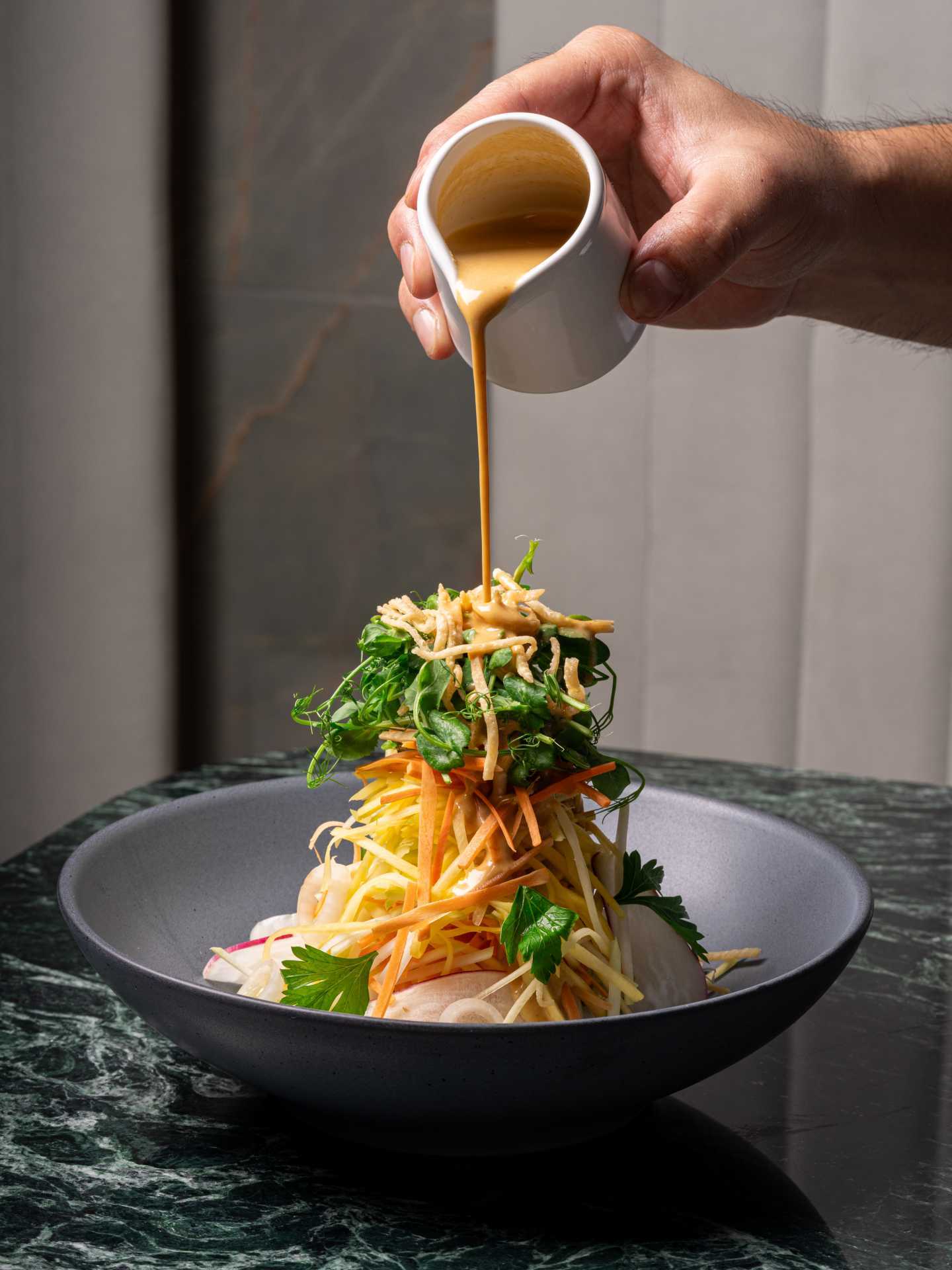 New restaurants Toronto | A fresh mango slaw at Jade Yorkville