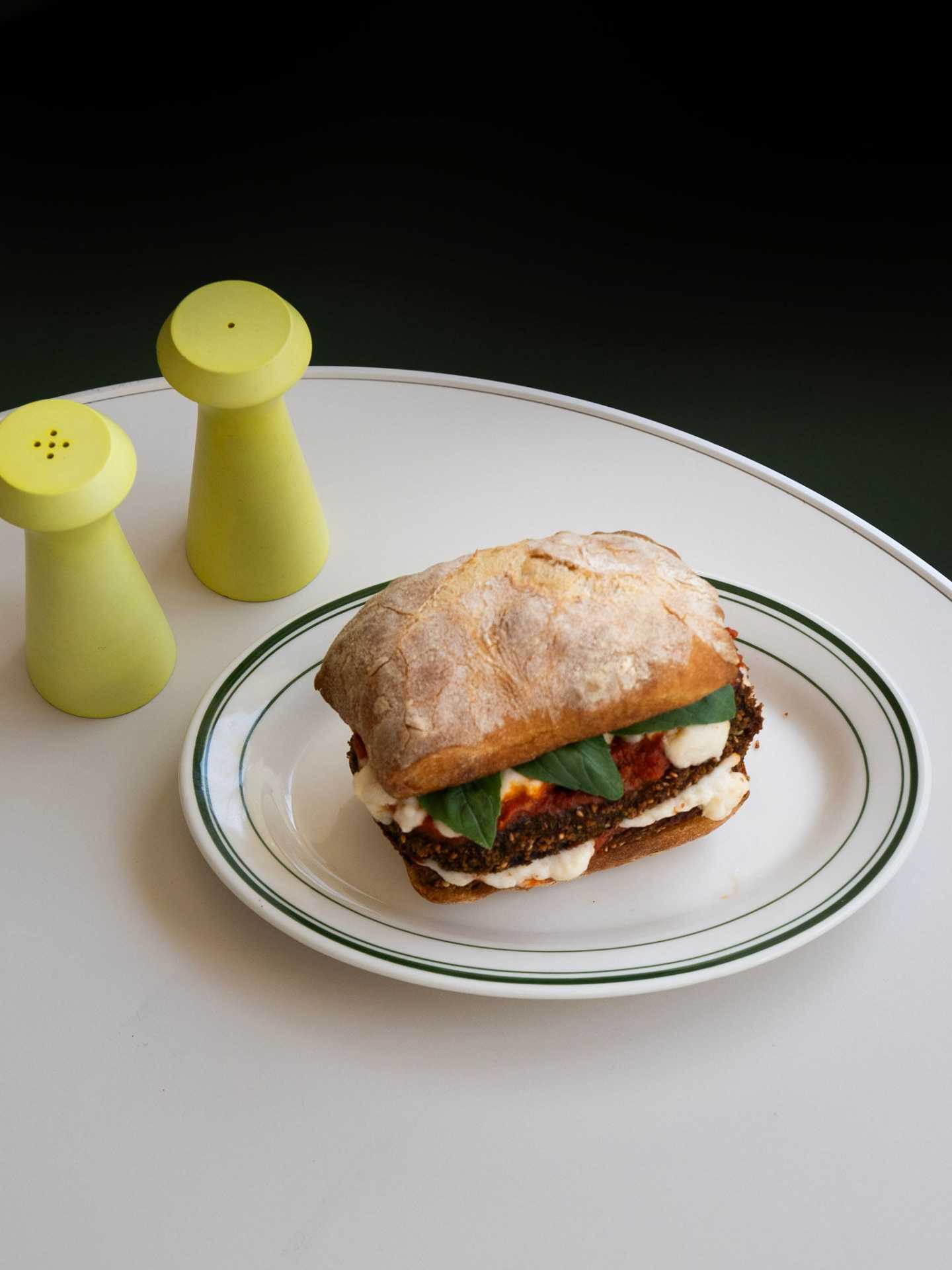Best new restaurants Toronto | Eggplant Parmigiana sandwich at Stefano's Diner in Toronto