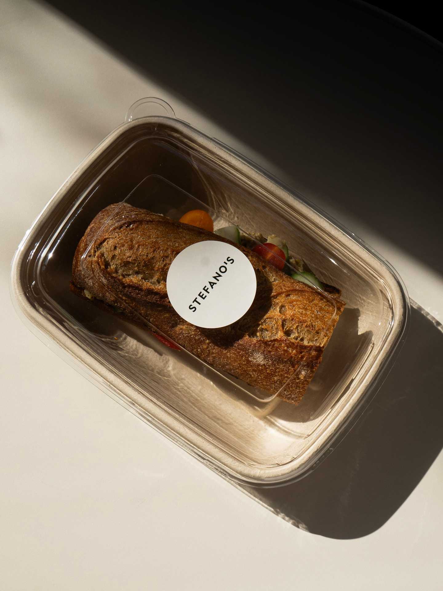 Best new restaurants Toronto | A takeout sandwich at Stefano's Diner in Toronto