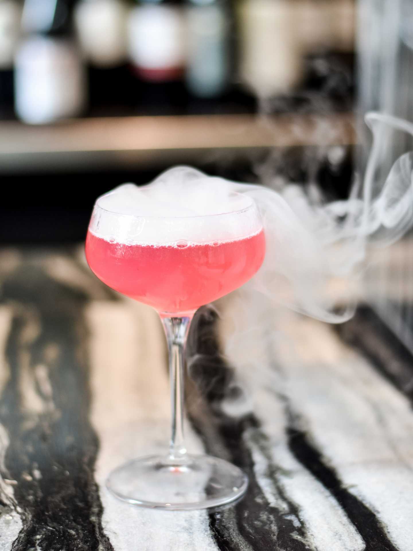Romantic restaurants Toronto | The Financial Advisor cocktail at Black and Blue steakhouse in Toronto