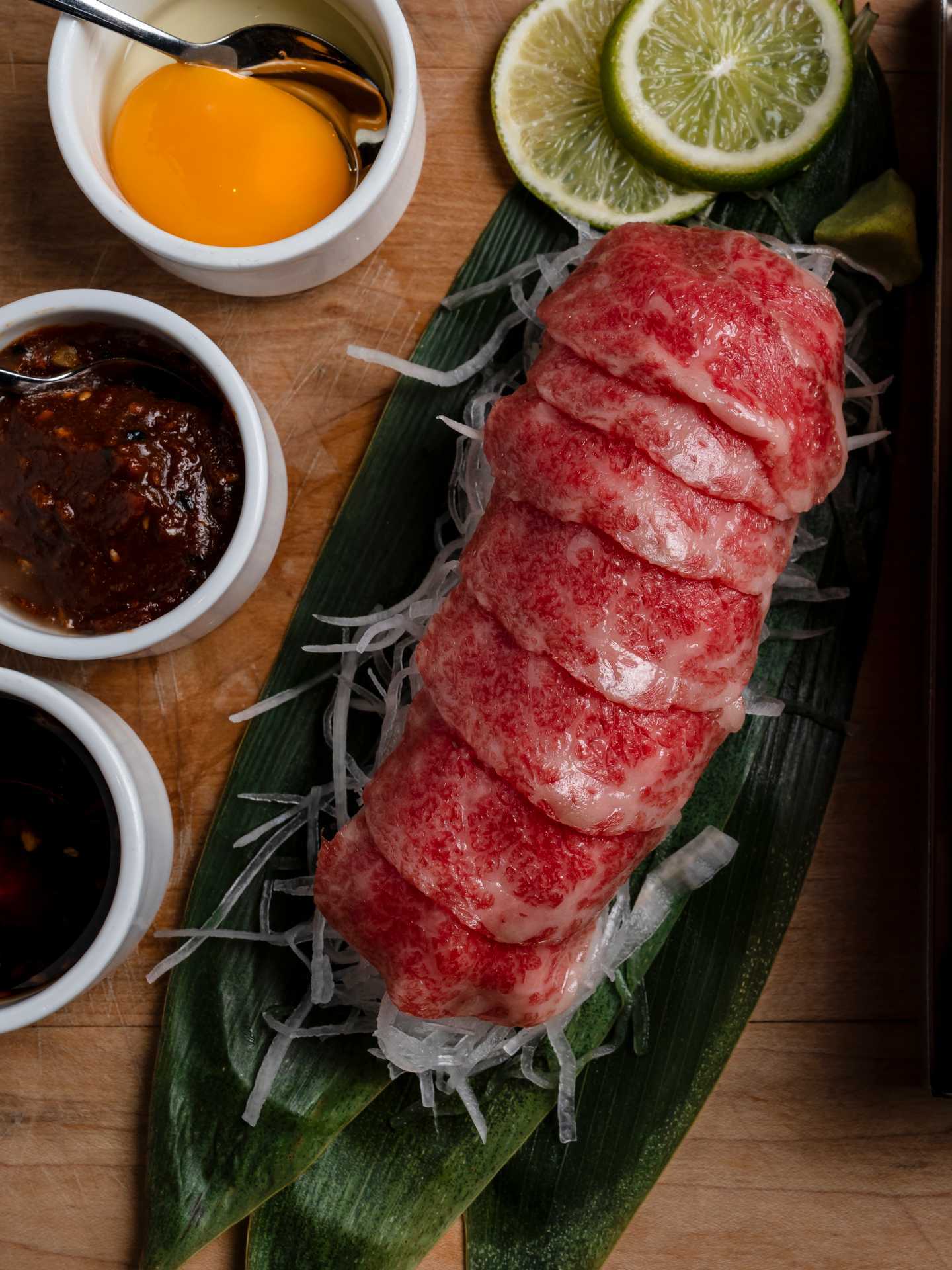 Romantic restaurants Toronto | Wagyu at Black and Blue steakhouse in Toronto