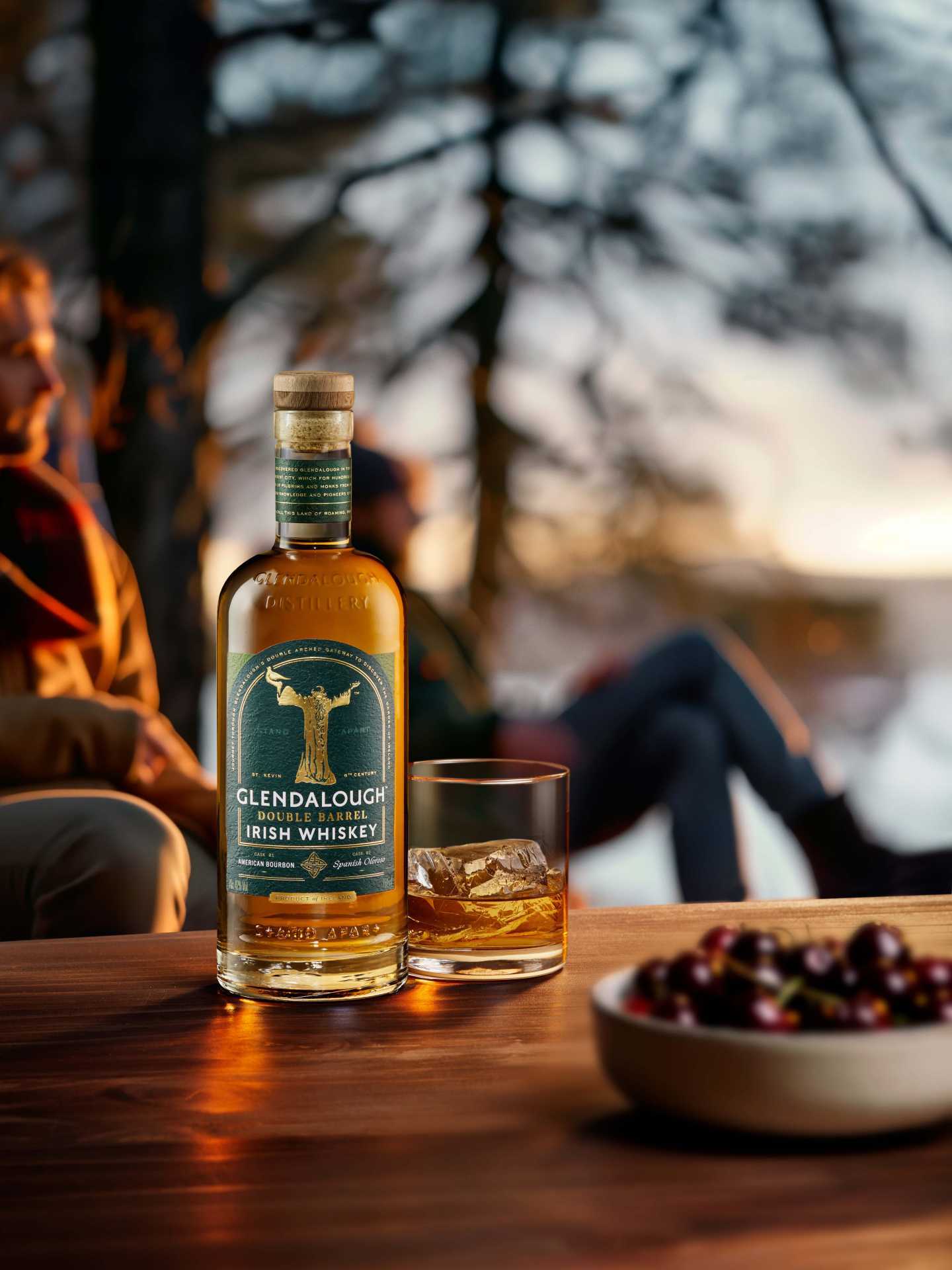 Glendalough Irish Whisky in the forest Glendalough Irish Whisky in the forest