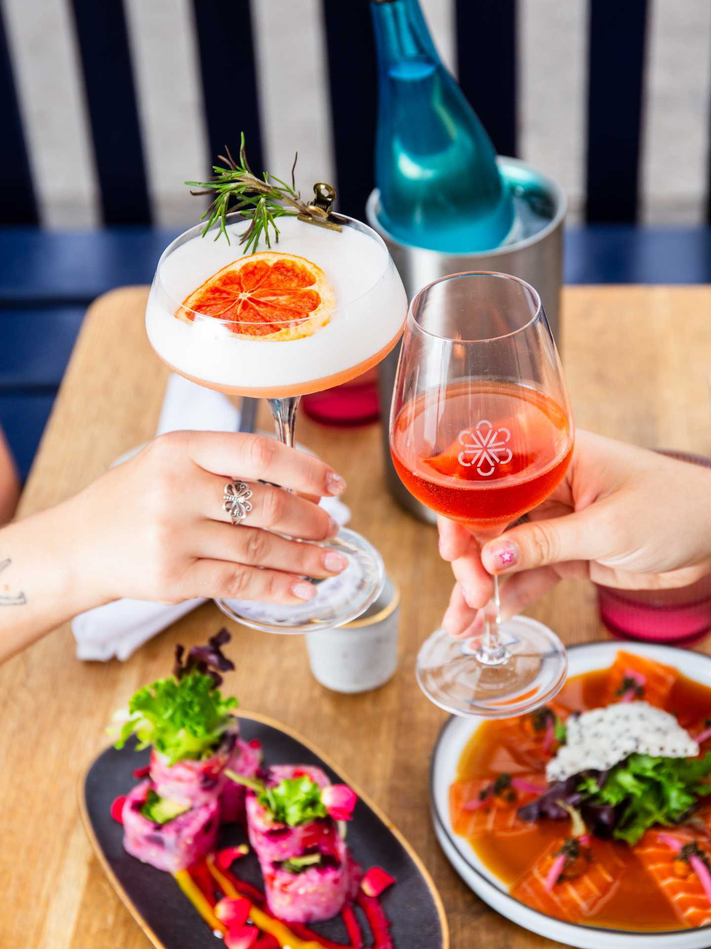 Best vegan restaurants | Cocktails and wine at Sushi Momo Toronto