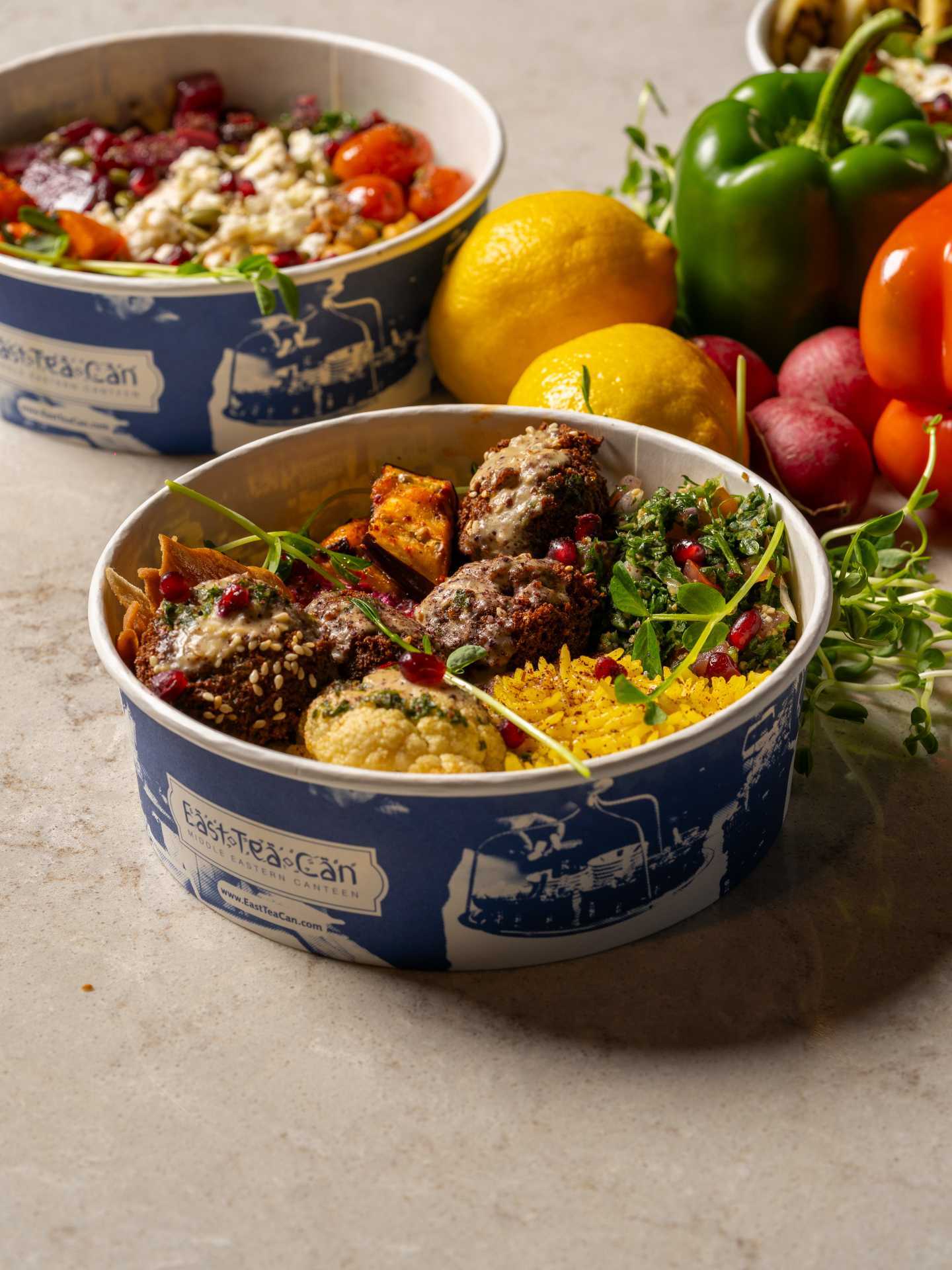 New restaurants in Toronto | Middle Eastern bowls at East Tea Can Express in The Well