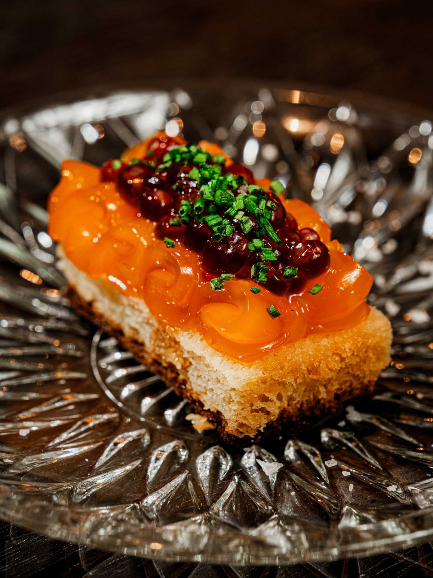 Best new restaurants Toronto | Egg + Ikura at Slice of Life Toronto
