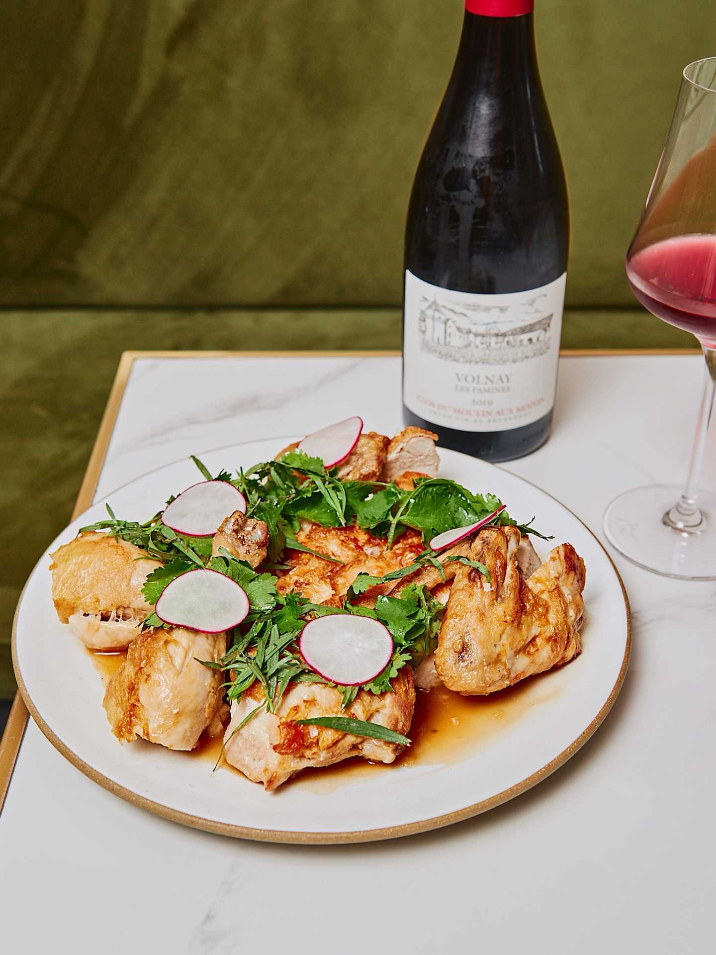 A whole chicken served as part of The Table menu at Henry's Restaurant