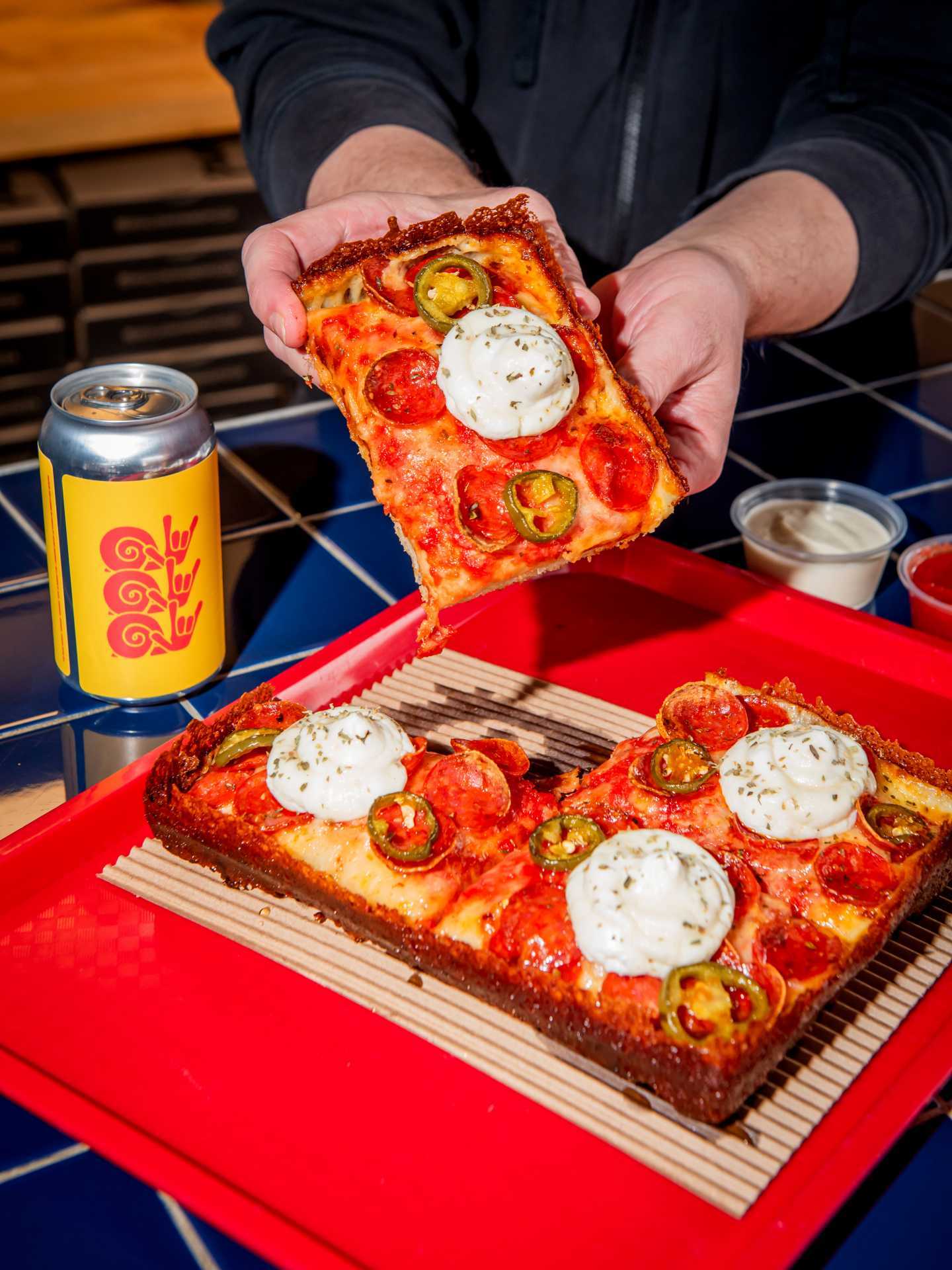 Toronto pizza | A Peter Piper pepperoni pizza at Slowhand Sourdough Pizza