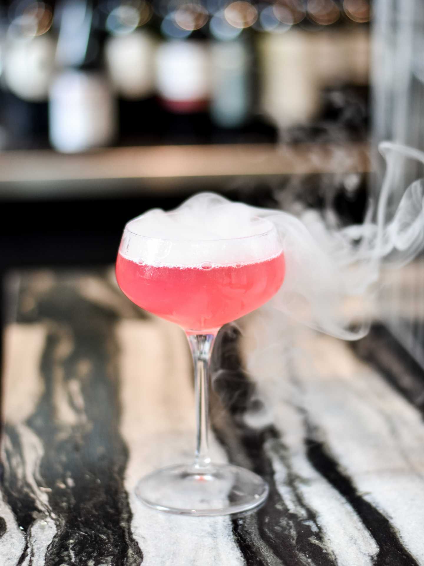 Best patios in Toronto | The Financial Advisor cocktail at Black and Blue