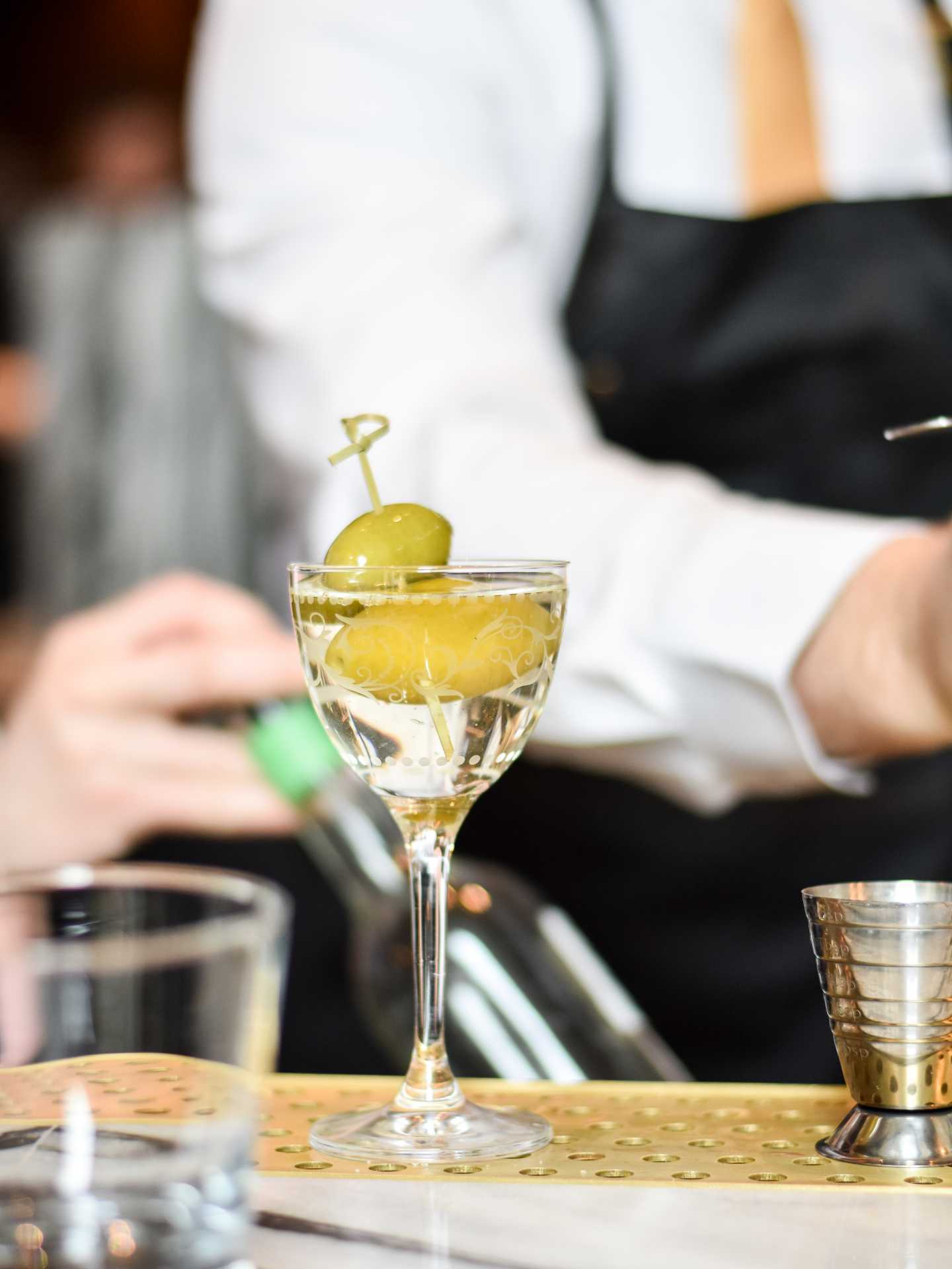 Best patios in Toronto | A martini at Black and Blue