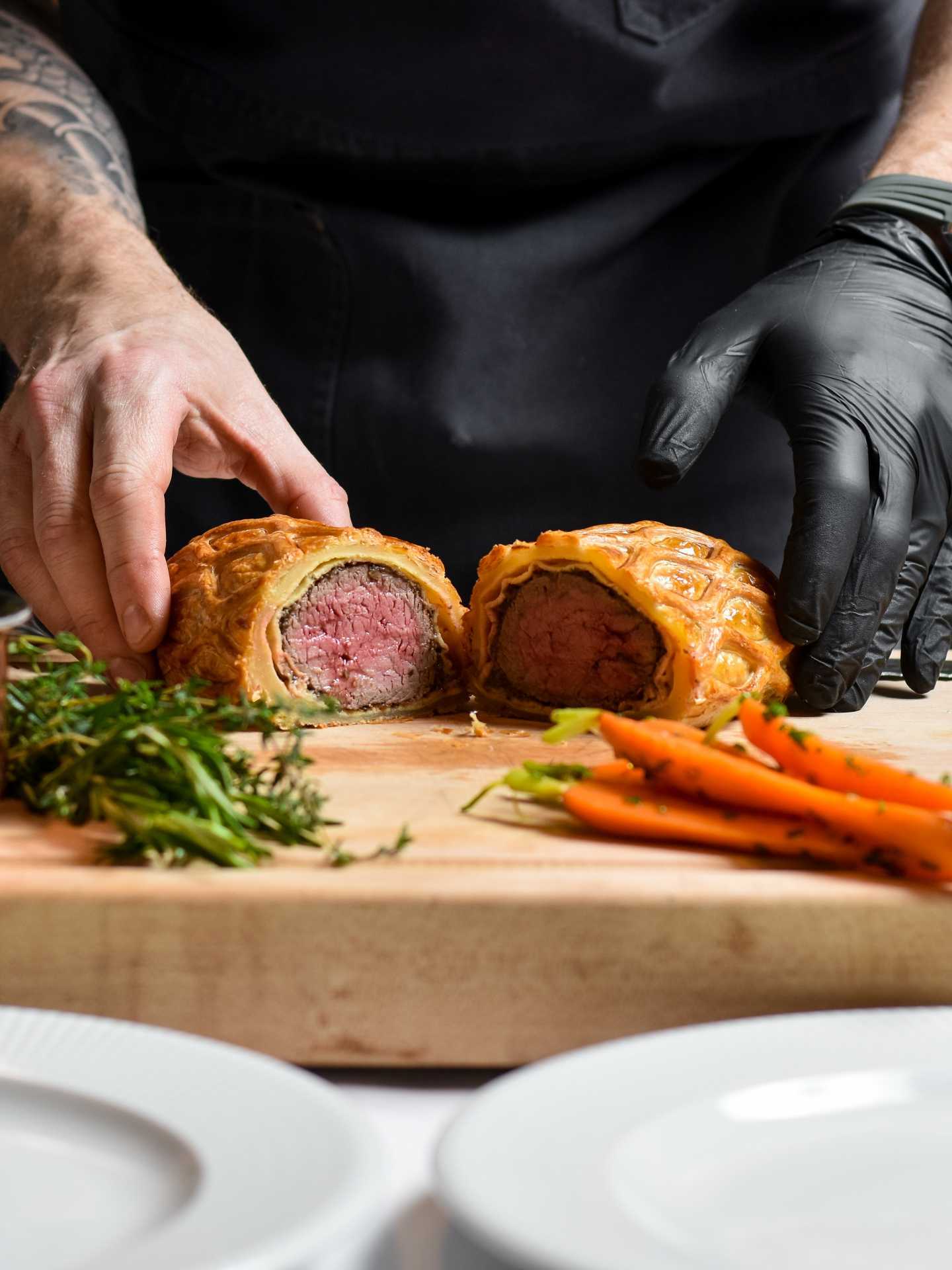 Best patios in Toronto | Beef Wellington at Black and Blue