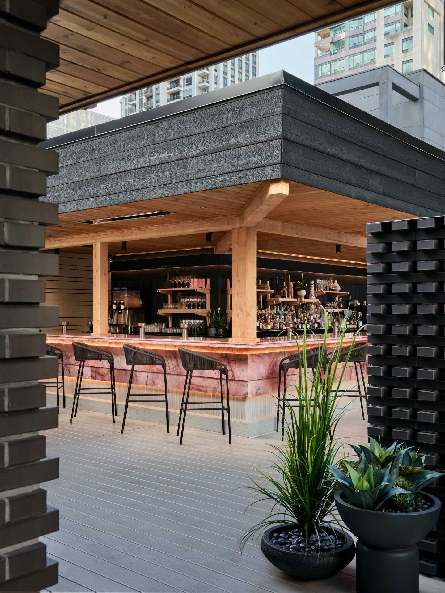 Best patios in Toronto | The bar patio at Kasa Moto