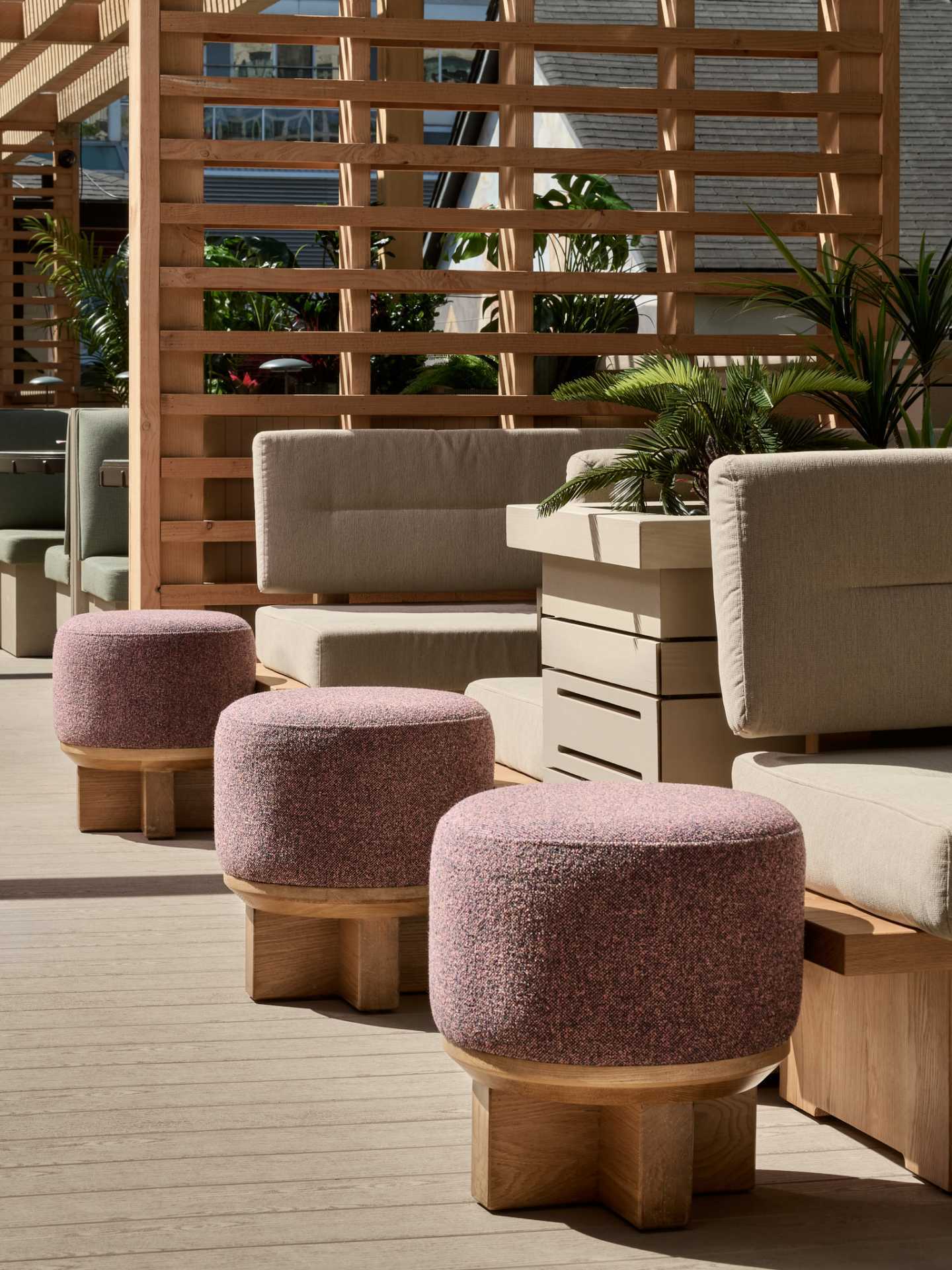 Best patios in Toronto | Seating on the patio at Kasa Moto