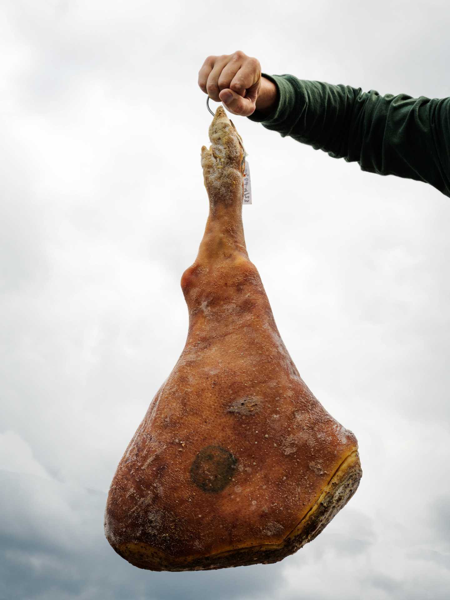 A hanging piece of meat at Fat Rabbit in St. Catharines, Ontario