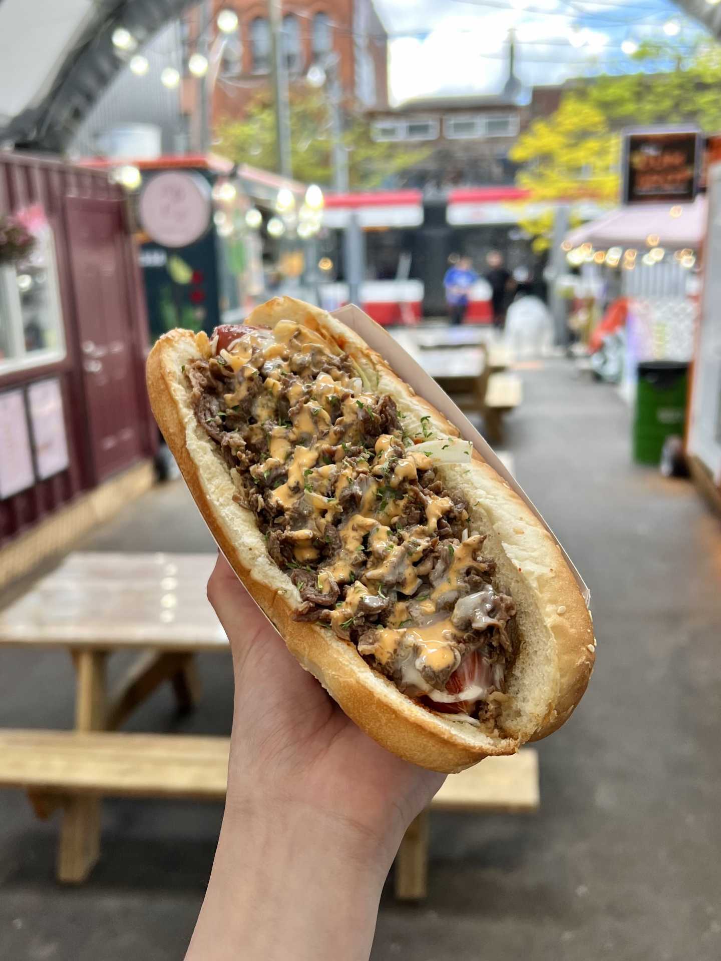 New restaurants Toronto | A bulgogi hotdog from Chungneon