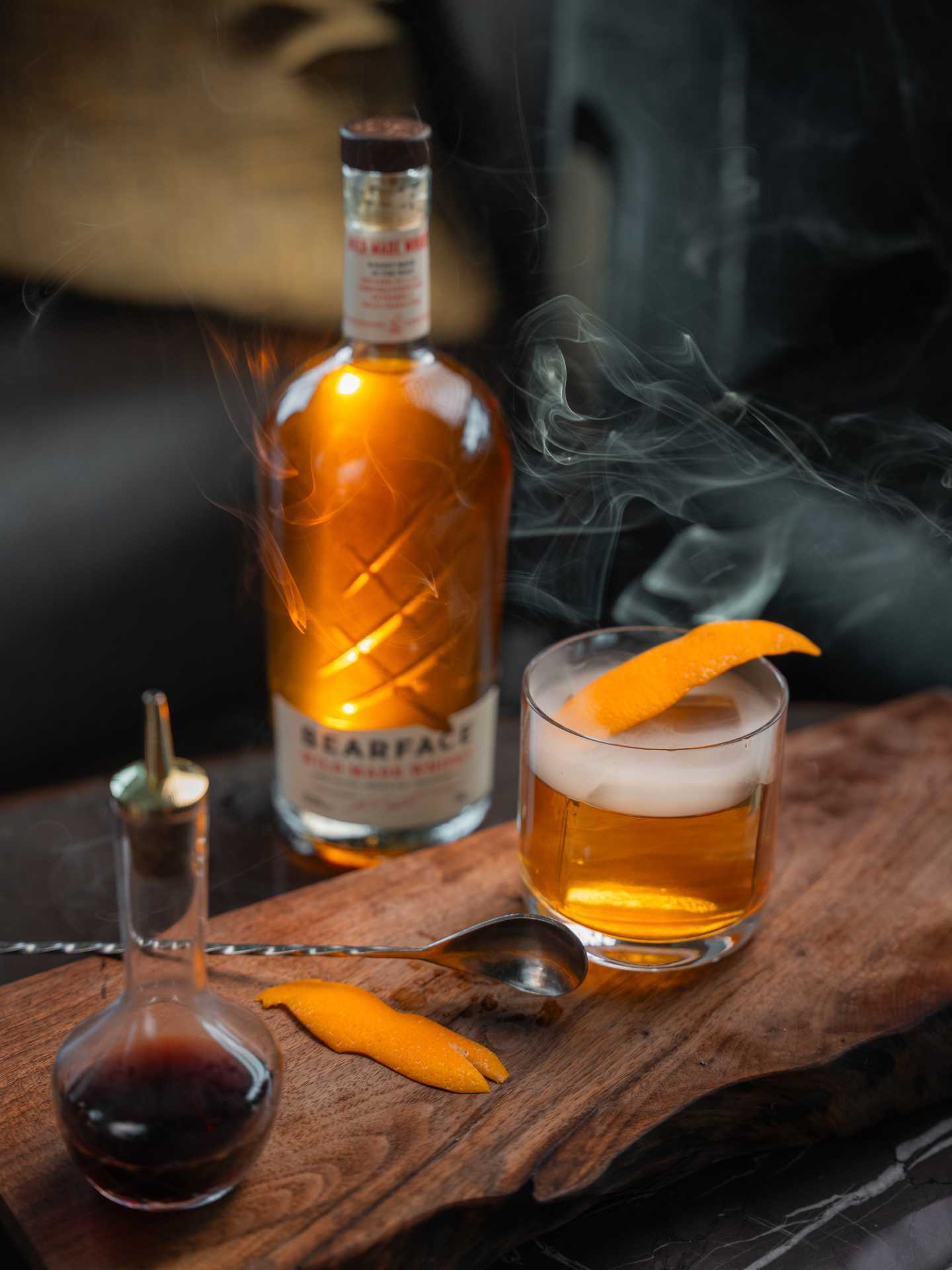 Summer cocktail recipes | Bearface Campfire Old Fashioned