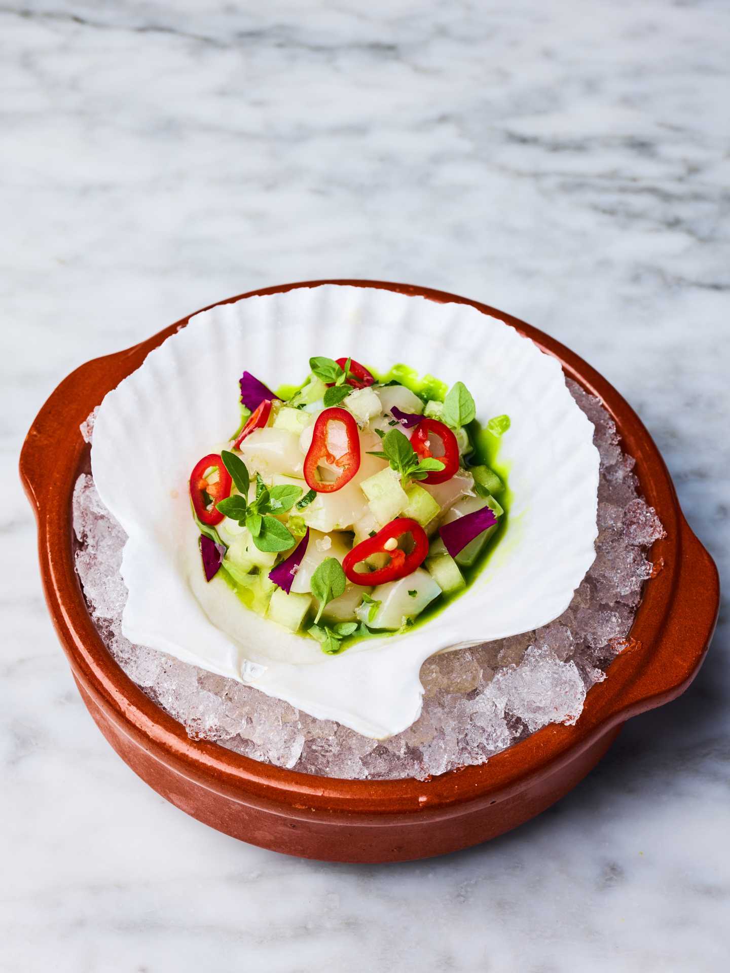 Scallop tartare at Arlo Wine & Restaurant