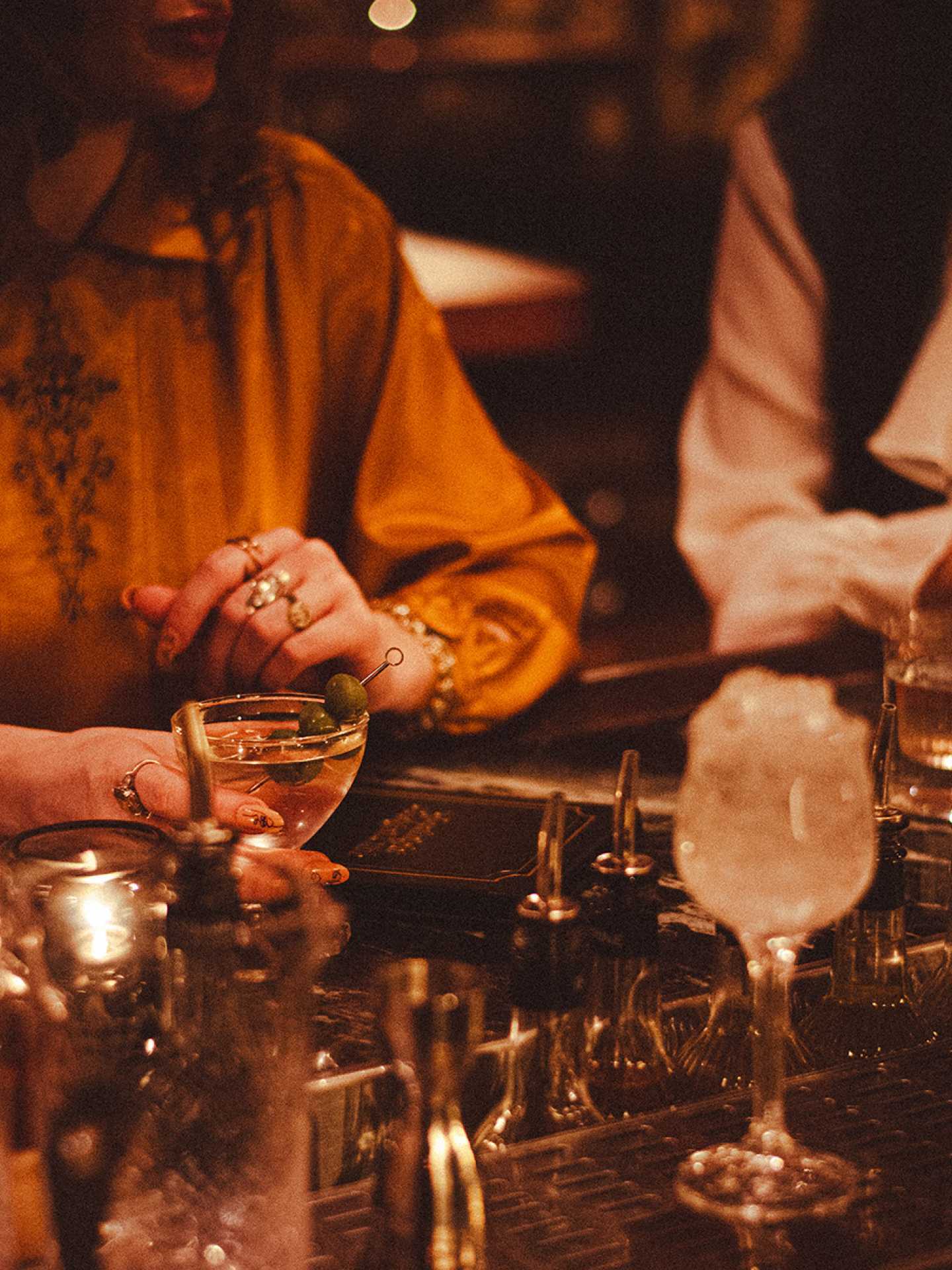 Toronto speakeasies | Guests enjoying a cocktail at Goodnight Cocktail Club