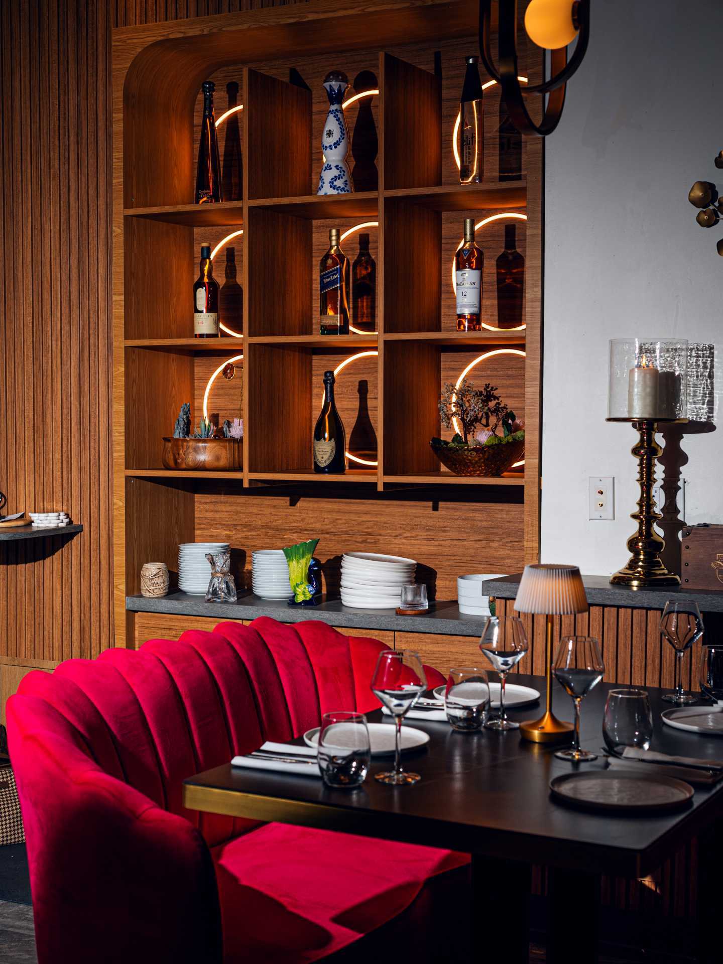 Winterlicious Toronto menus | Plush seating at ORO Luxury Dining