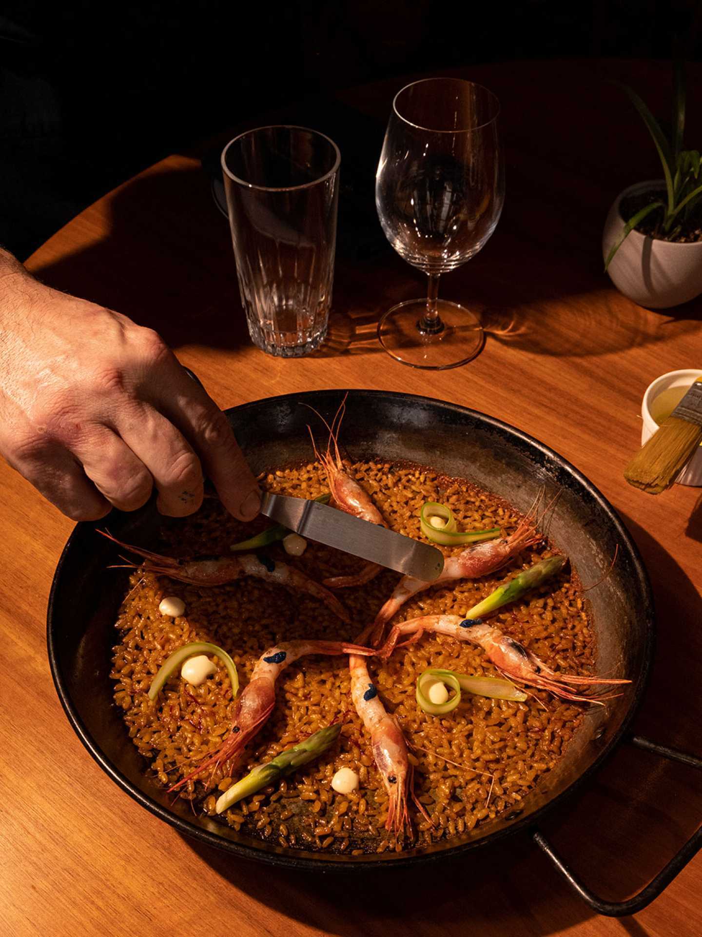 Romantic restaurants in Toronto | Shrimp paella at Casa Paco