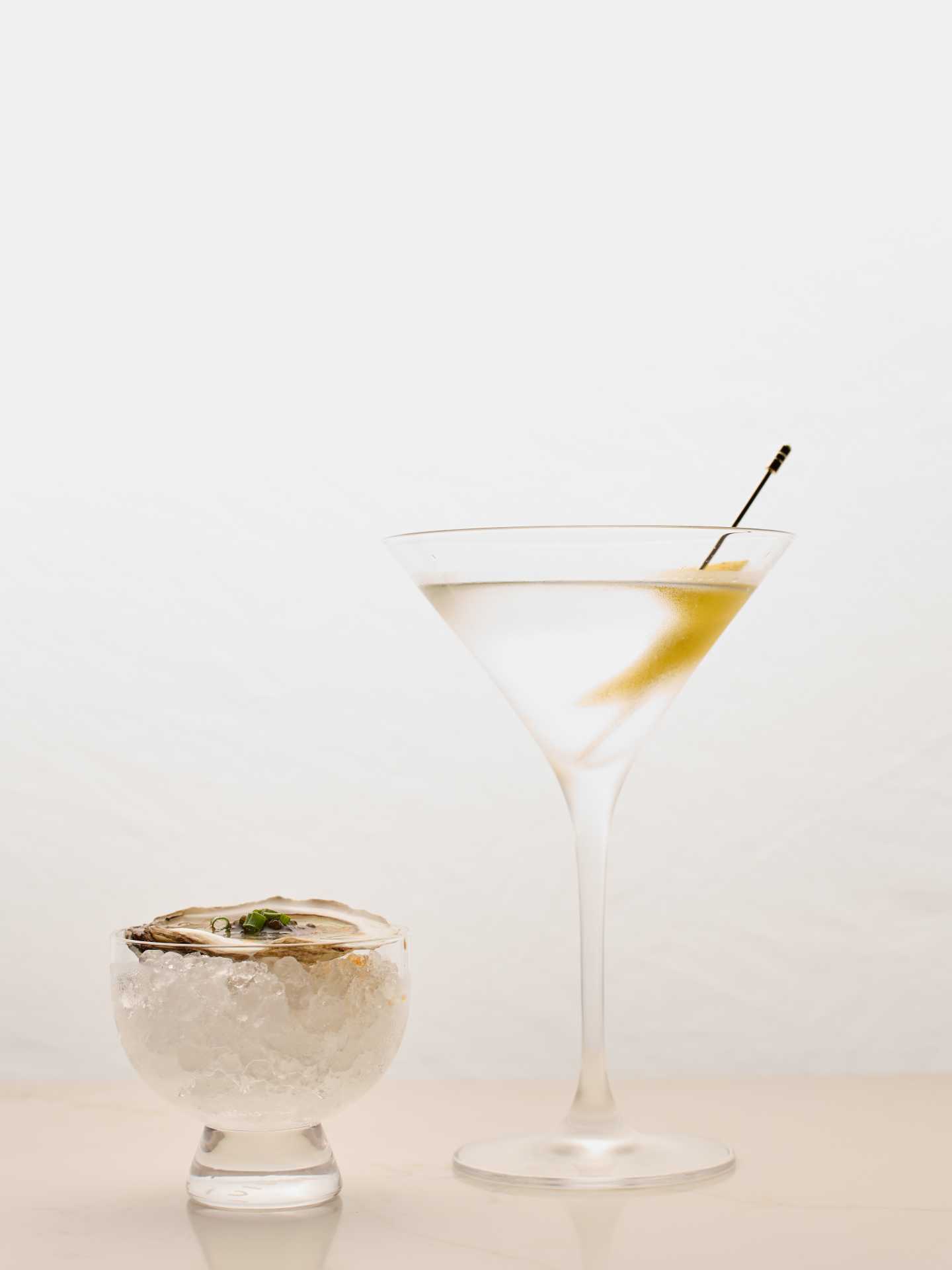 A martini at Lyla Toronto