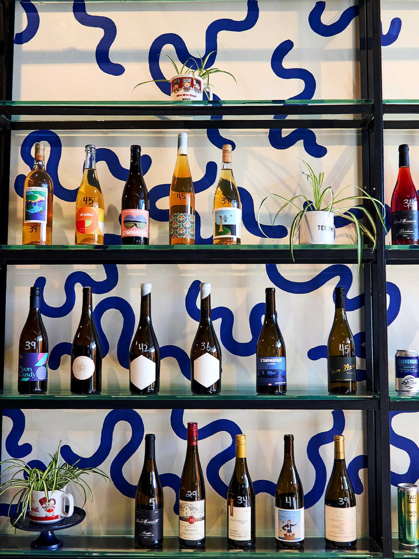 Best restaurants in Toronto | The bottle shop at Ricky + Olivia serves all-Ontario wine