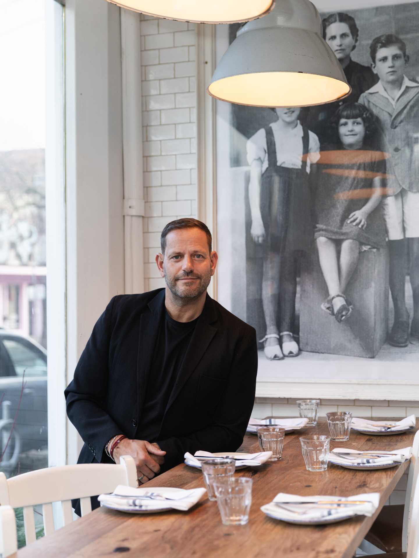 Thanos Tripi, owner of Mamakas Taverna