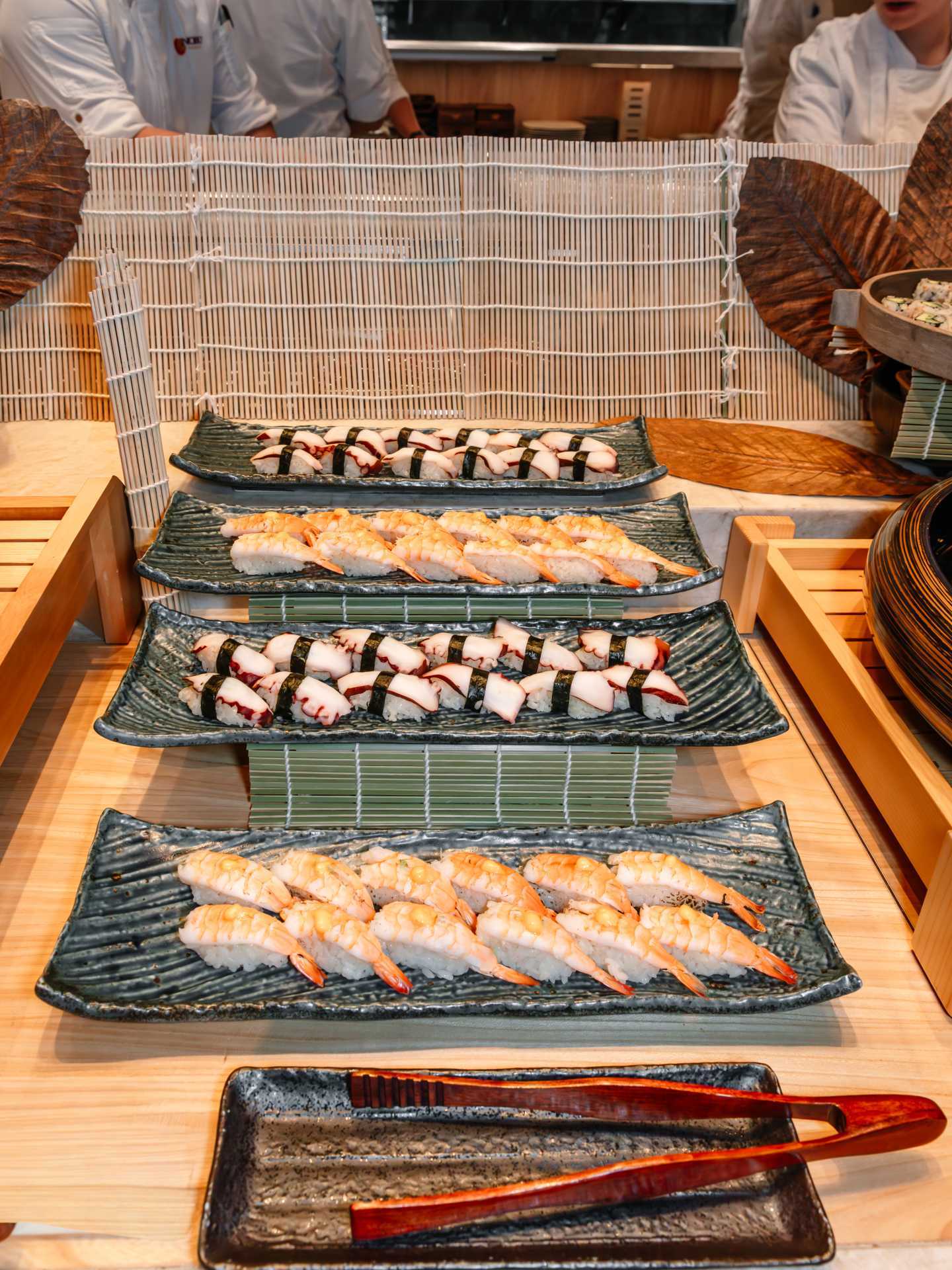 Nigiri at Nobu's brunch buffet