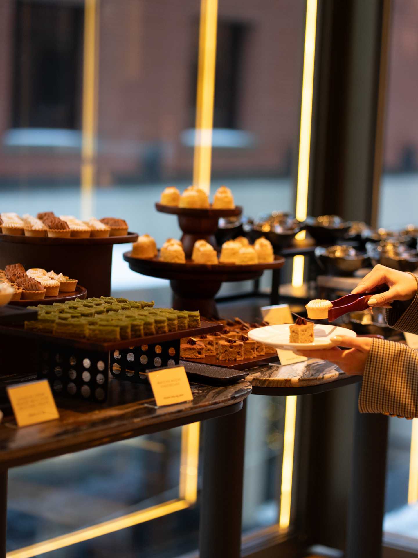 Desserts at Nobu's brunch buffet