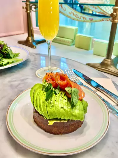 Ladurée Yorkdale, Toronto | Avocado toast for brunch at Ladurée