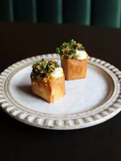 A dish at Azura on the Danforth