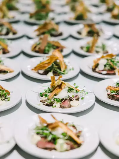 Indigenous food experiences in Canada | Plates of food at A Taste of the Atlantic