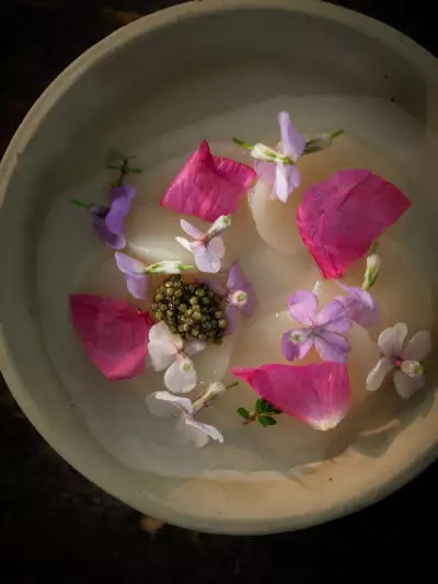 Indigenous food experiences in Canada | A raw scallop dish at Naagan in Owen Sound, Ontario