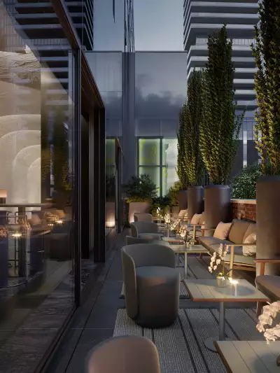 Best new Toronto restaurants | The outdoor terrace at Nobu