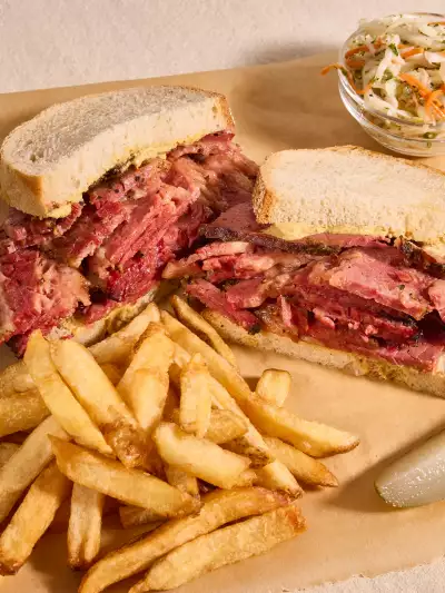 Best new Toronto restaurants | Meat-packed sandwiches from Daves Genuine Deli in Waterworks Food Hall