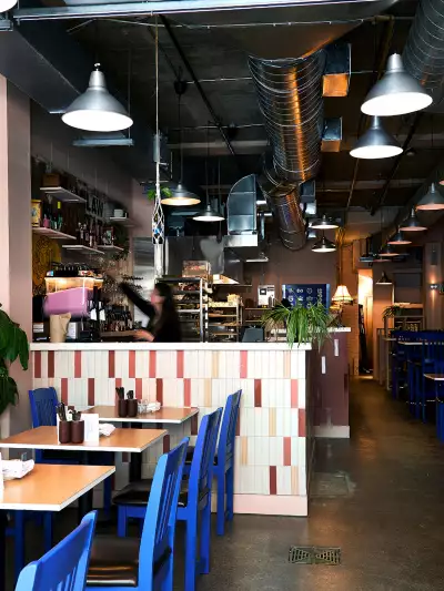 Best new restaurants in Toronto | The dining room at Ricky + Olivia, where chef Ricky Casipe serves nostalgic dishes