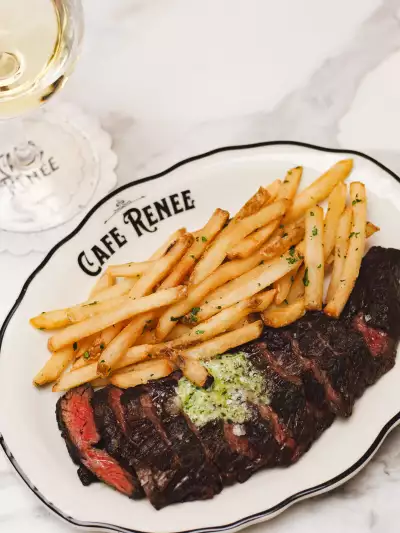 Cafe Renée, Toronto | Steak and frites at Cafe Renée