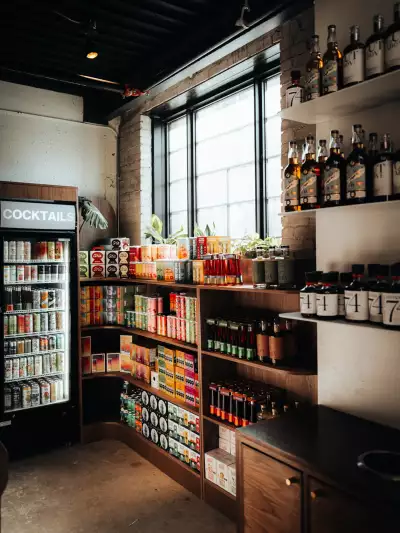 Non-alcoholic drinks | Colourful non-alcoholic products at Sobr Market in Toronto