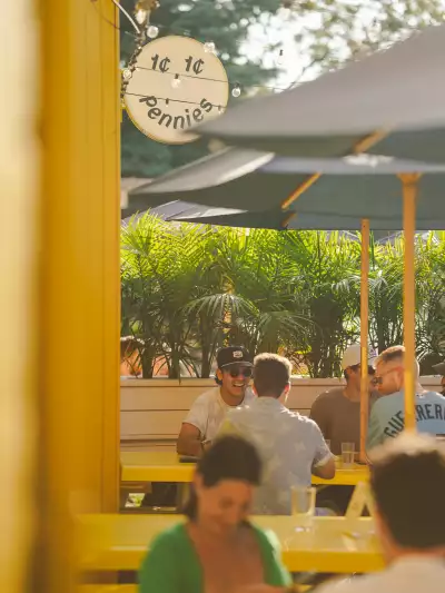 The best bars in Toronto | Enjoying the sunny patio at Pennies